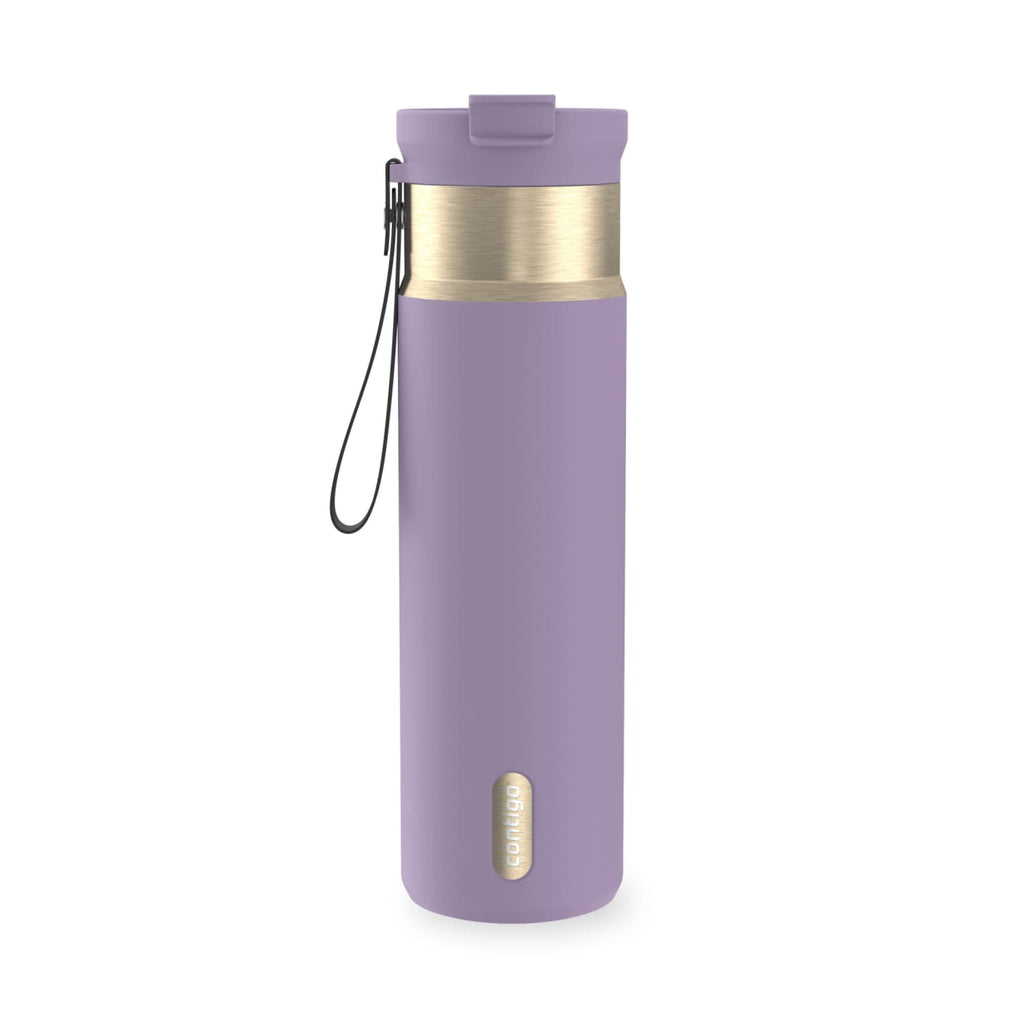 Contigo DualSip 24 oz Leakproof Insulated Water Bottle with Carrying Strap and 2-Way Lid - KUMW