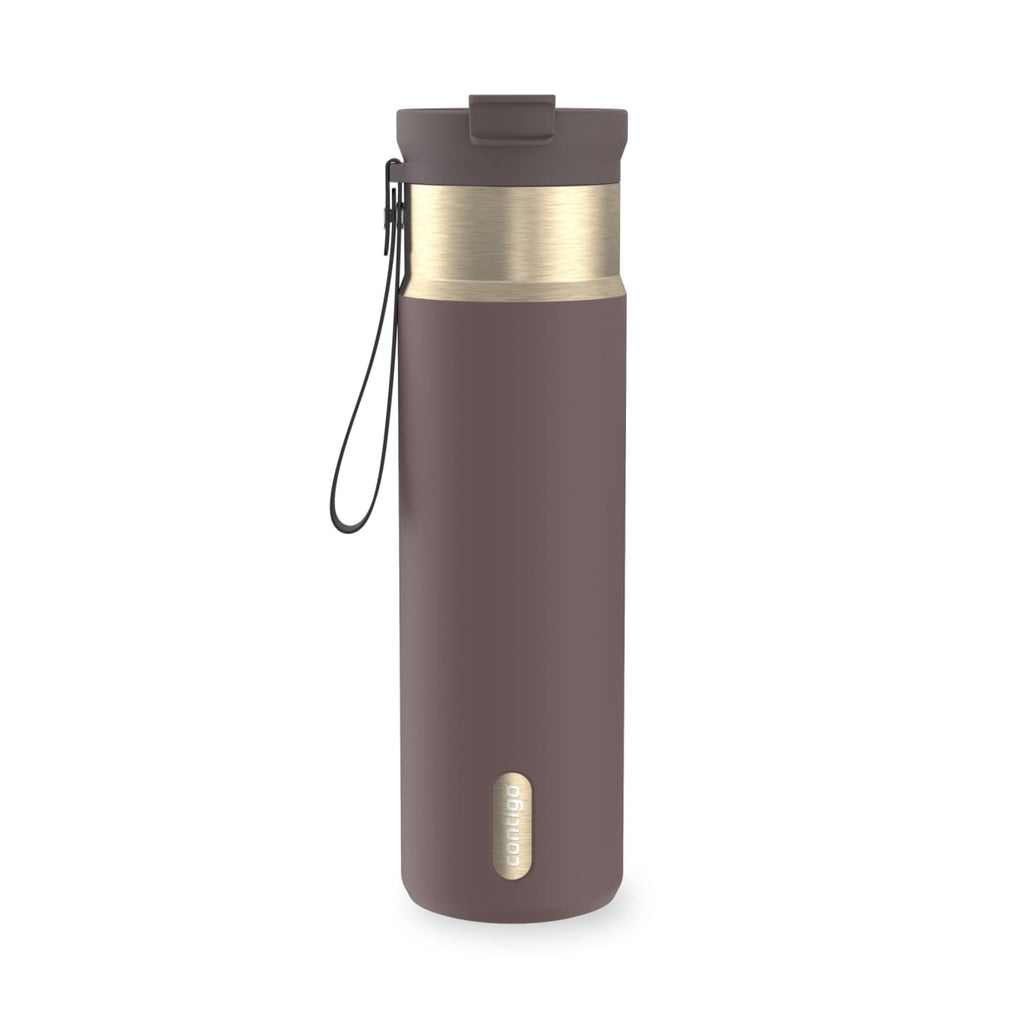 Contigo DualSip 24 oz Leakproof Insulated Water Bottle with Carrying Strap and 2-Way Lid - KUMW
