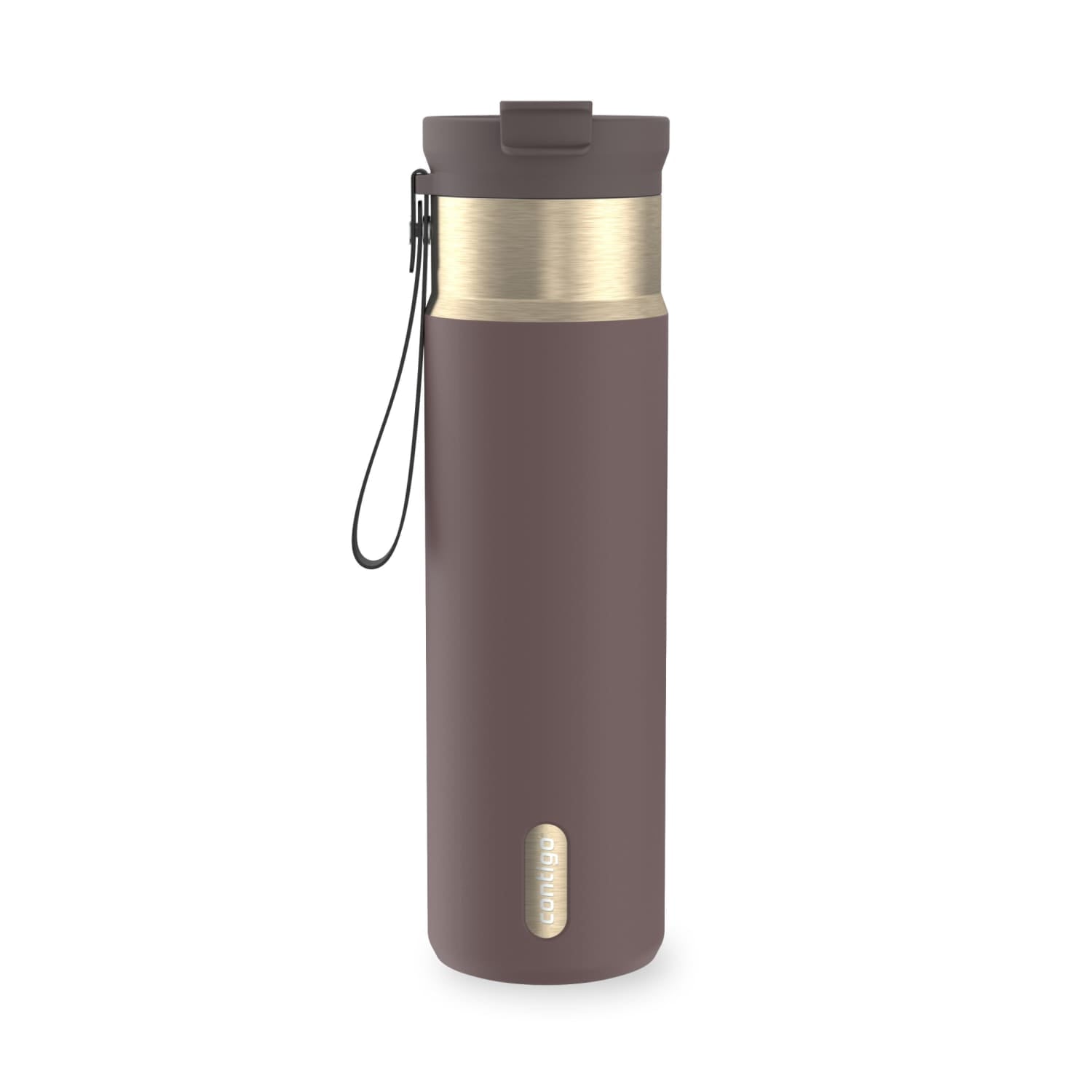 Contigo DualSip 24 oz Leakproof Insulated Water Bottle with Carrying Strap and 2-Way Lid - KUMW