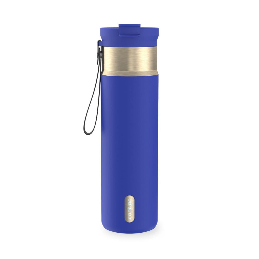 Contigo DualSip 24 oz Leakproof Insulated Water Bottle with Carrying Strap and 2-Way Lid - KUMW