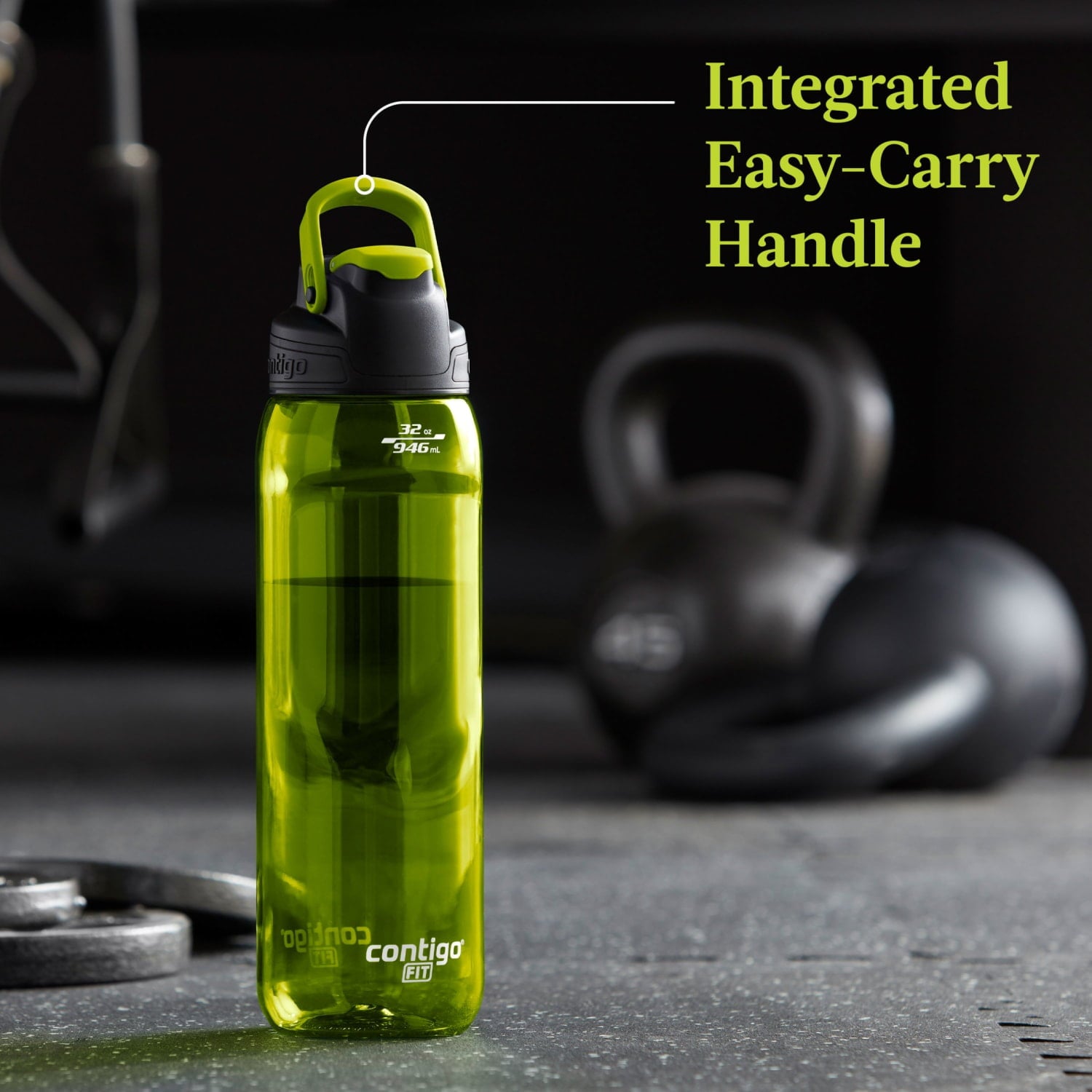 Contigo Fit Water Bottle with AUTOSEAL Lid, 32oz., Bolt - UQ97