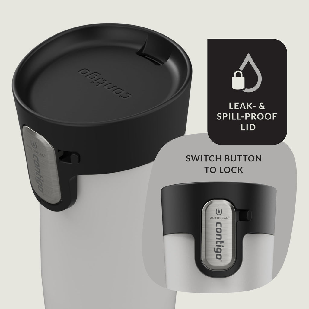 Contigo AUTOSEAL West Loop Vacuum-Insulated Stainless Steel Travel Mug with Easy-Clean Lid, 12oz - 2QZ8