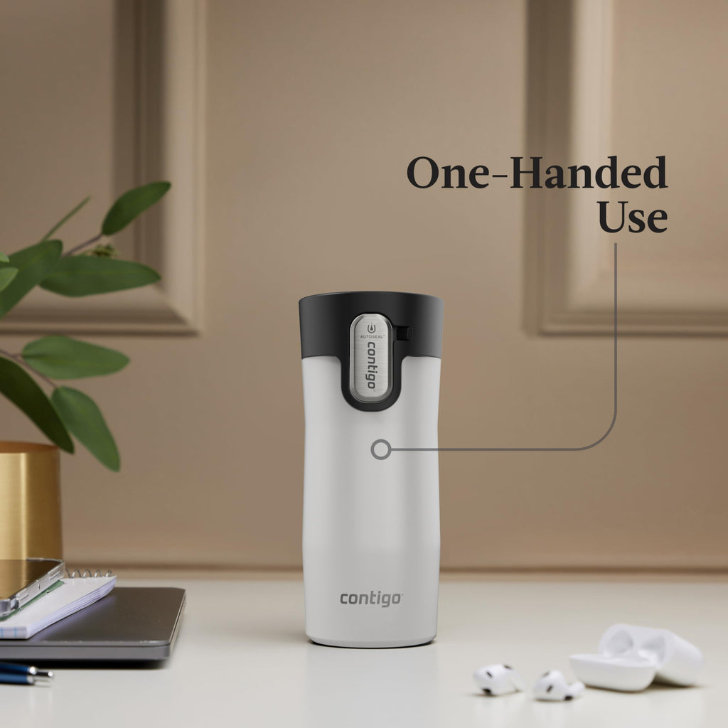 Contigo AUTOSEAL West Loop Vacuum-Insulated Stainless Steel Travel Mug with Easy-Clean Lid, 12oz - 2QZ8