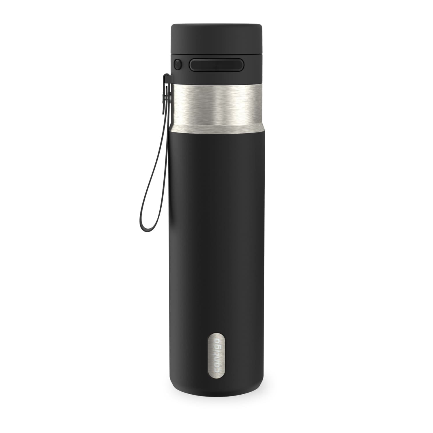 Contigo AutoPop 24 oz Leakproof Insulated Stainless Steel Water Bottle with Carry Strap and Shaker Ball - CA3W
