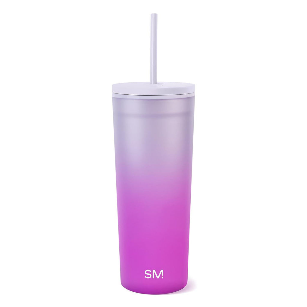Simple Modern 24 fl oz Double Wall Plastic Classic Tumbler with Straw|Opalescent - 9GGR