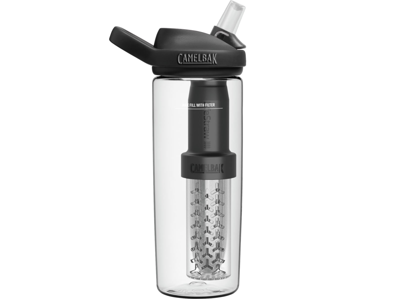 CamelBak eddy+ 20oz Bottle, filtered by LifeStraw, Clear - AZ4Y