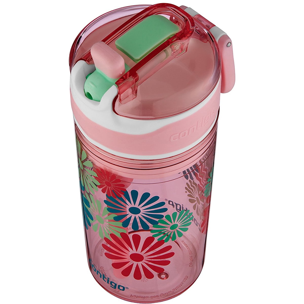 Contigo 13 oz. Kid's Snack Hero Drink Tumbler - Ballet Slipper Pink with Flowers - 9YD4
