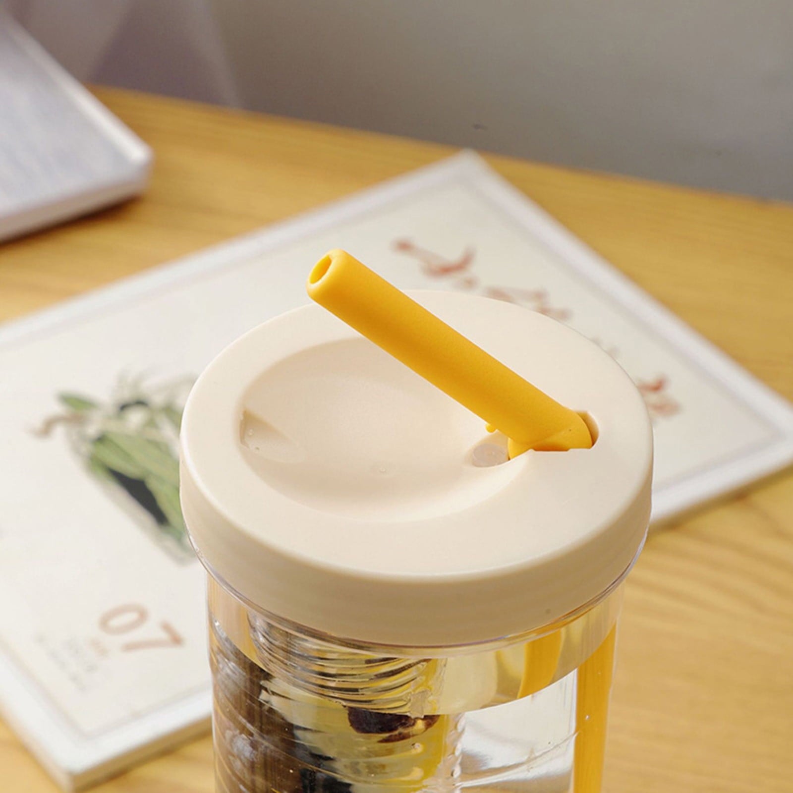 AURIGATE Simple Modern Plastic Tumbler with Lid and Straw Reusable BPA Free Iced Coffee Cups Double Wall Smoothie Cup Gifts for Women Men Him Her Classic Collection - XZXA