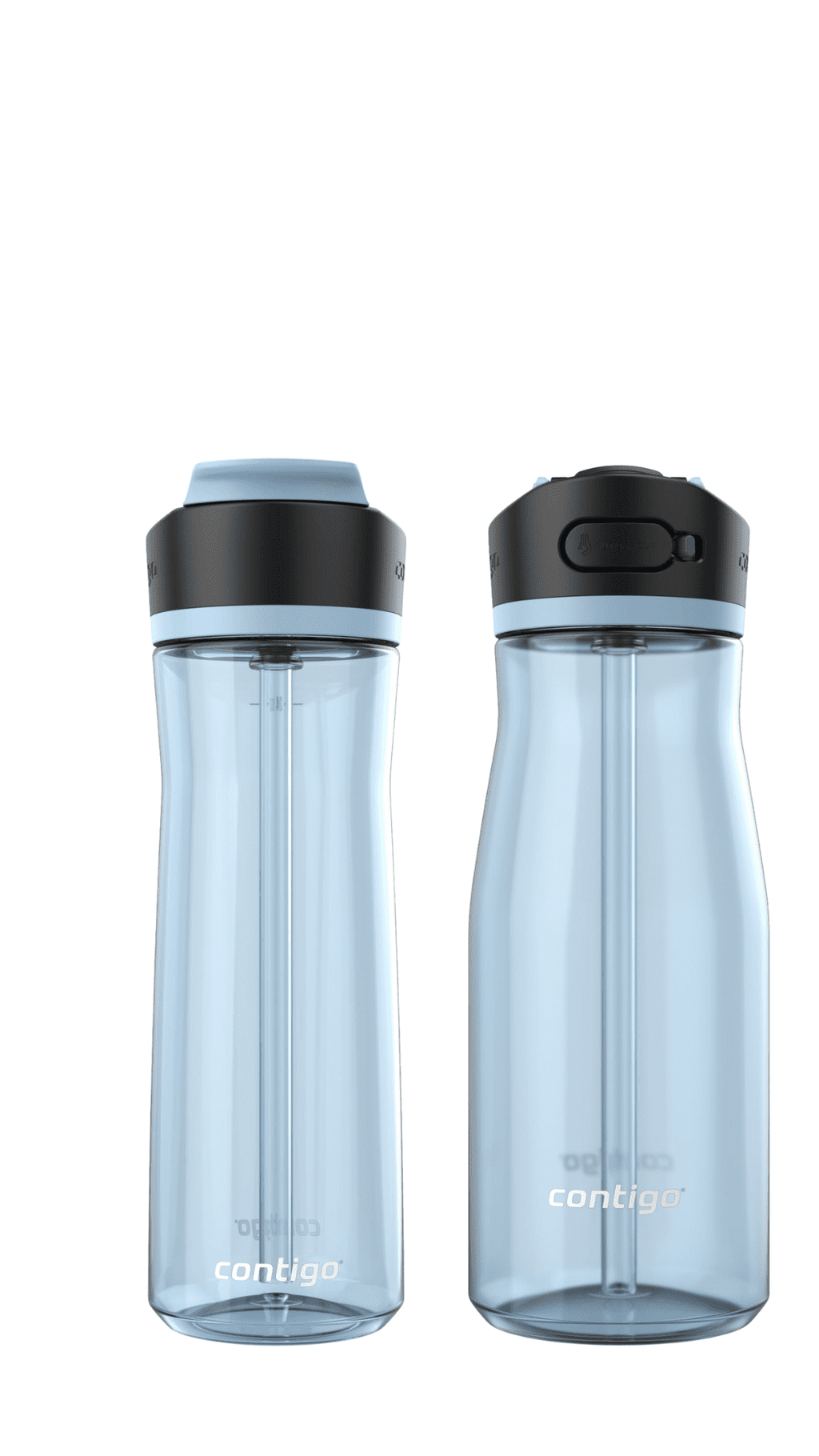 Contigo Ashland Water Bottle Bundle – Glacier Color, 32oz + 24oz Leakproof Autospout BPA-Free Set - NUXE