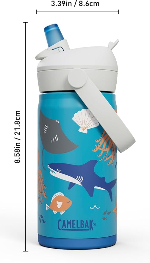 Camelbak Thrive™ Flip Straw Kids Stainless 12oz Water Bottle, Dino Jam - BT5L