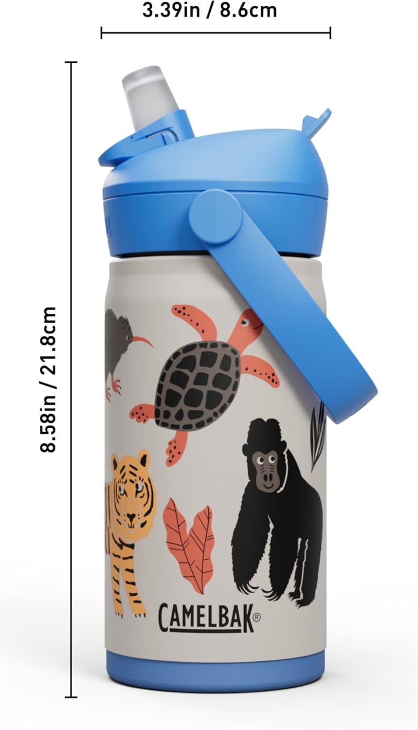 Camelbak Thrive™ Flip Straw Kids Stainless 12oz Water Bottle, Dino Jam - BT5L