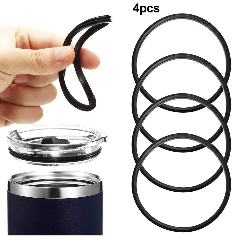 4 Pack Gaskets Compatible for Contigo Snapseal Byron Travel Mug 16oz &amp; 20oz, Replacement Rubber Seal for Contigo Snapseal Lid, Replacement Silicone Part for Contigo Coffee Travel Tumbler - NTA9