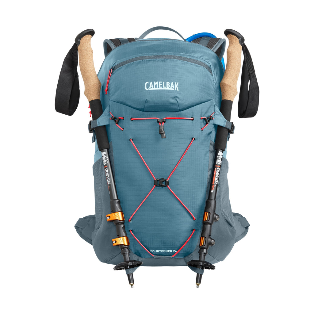 Camelbak Women's Fourteener™ 24 100oz, Smoke Blue/Fiery Coral - B25J