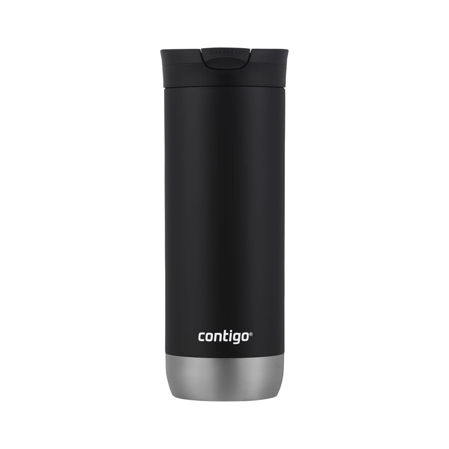 Contigo 16 oz. Huron 2.0 SnapSeal Stainless Steel Travel Mug - Licorice - 5REV
