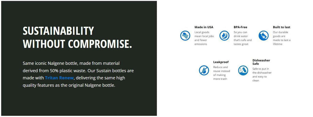 Nalgene 16oz Narrow Mouth Sustain Bottle - 48JL