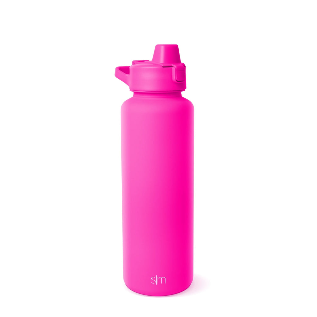 Simple Modern 48 fl oz Reusable Tritan Summit Water Bottle with Silicone Straw Lid|Raspberry Vibes - L8EW