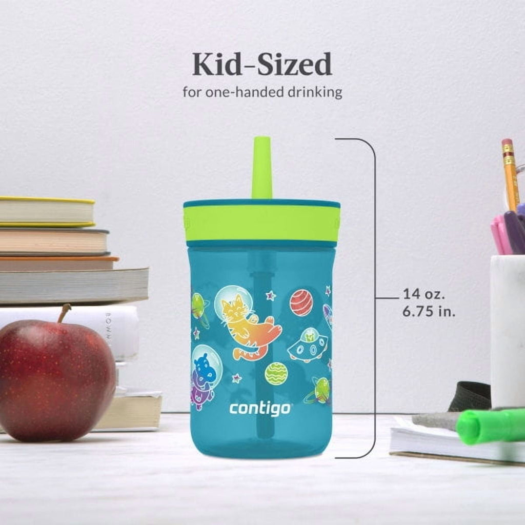 Contigo Kid's 14 oz. Leighton Tumbler 2-Pack - Dogs Doing Things/Spacecraft - VR45