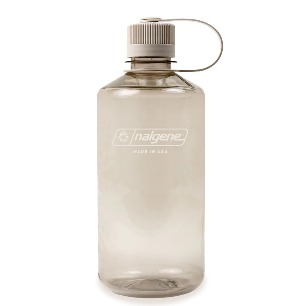 Nalgene Sustain Tritan BPA-Free Water Bottle Made with Material Derived from 50% Plastic Waste (using ISCC certified mass balance), 32 OZ, Narrow Mouth, Cotton - JCX8