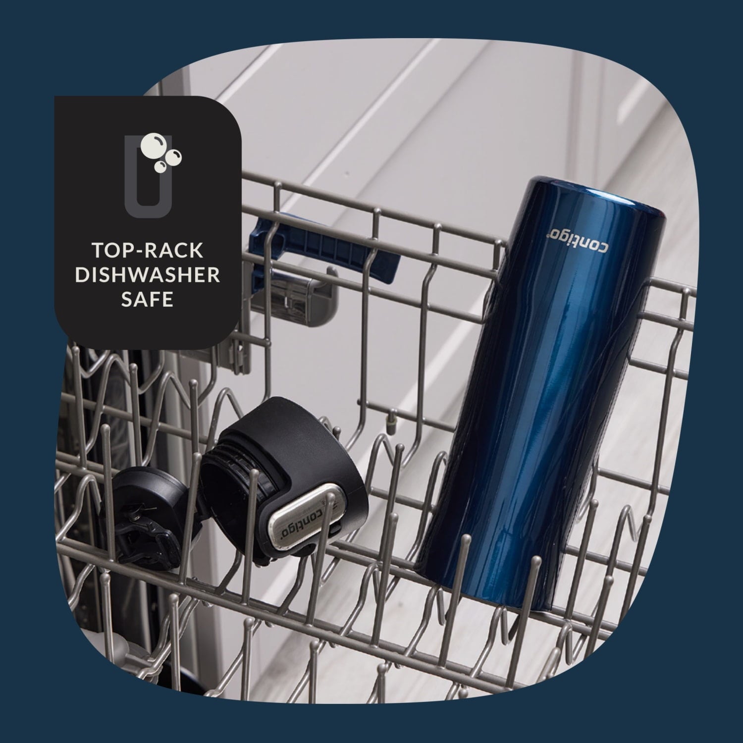 Contigo AUTOSEAL West Loop Vacuum-Insulated Stainless Steel Travel Mug with Easy-Clean Lid, 20 oz - D22U