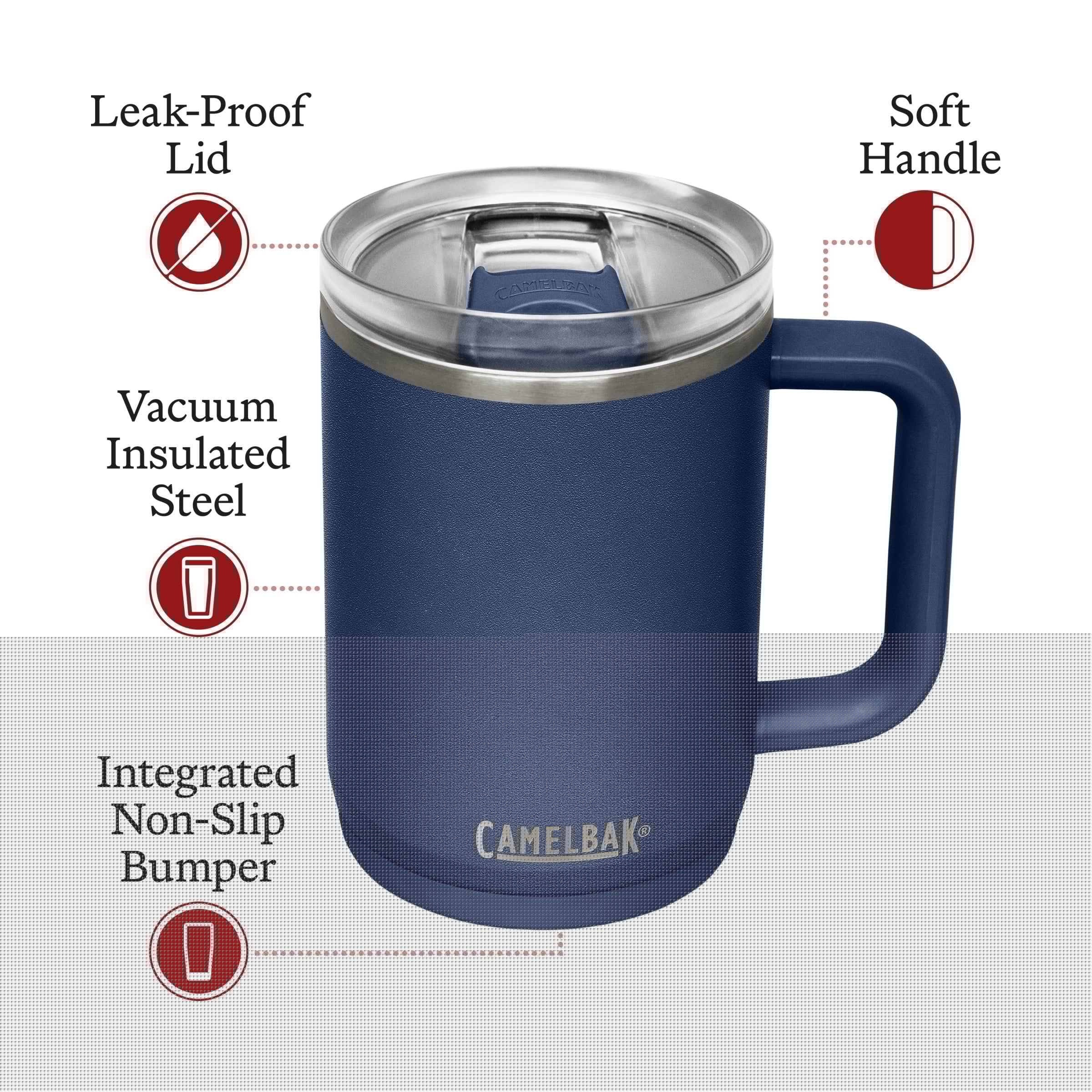 Camelbak Thrive Mug, 16oz Stainless, Navy - BKSJ