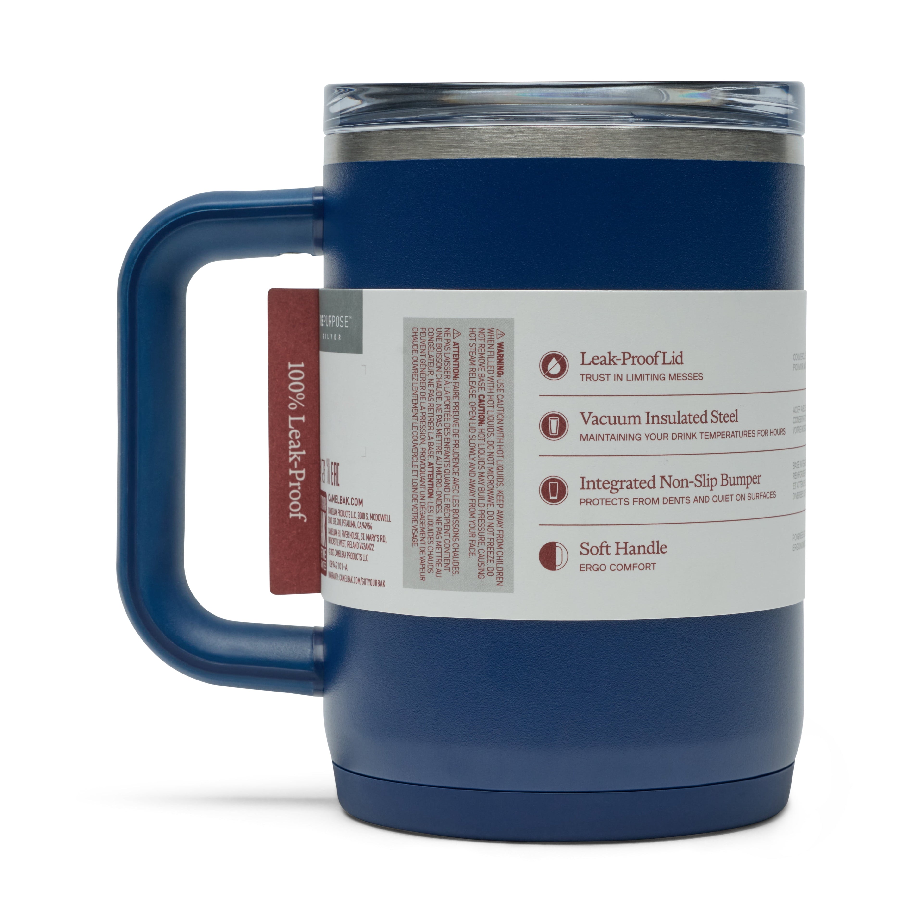 Camelbak Thrive Mug, 16oz Stainless, Navy - BKSJ