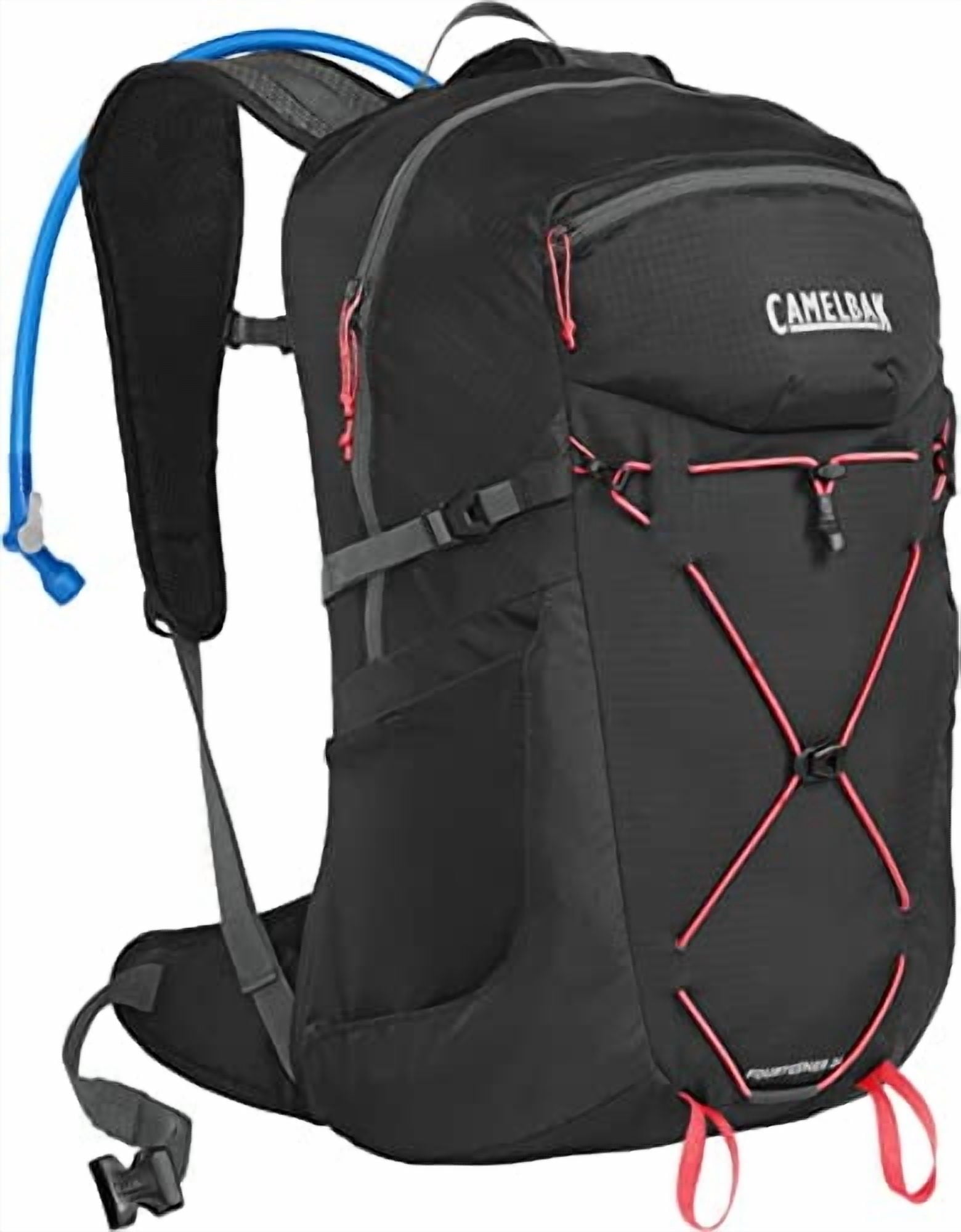 CAMELBAK WOMEN'S FOURTEENER 24 100OZ RESERVOIR HIKING - BLACK/FIERY CORAL - RC3R