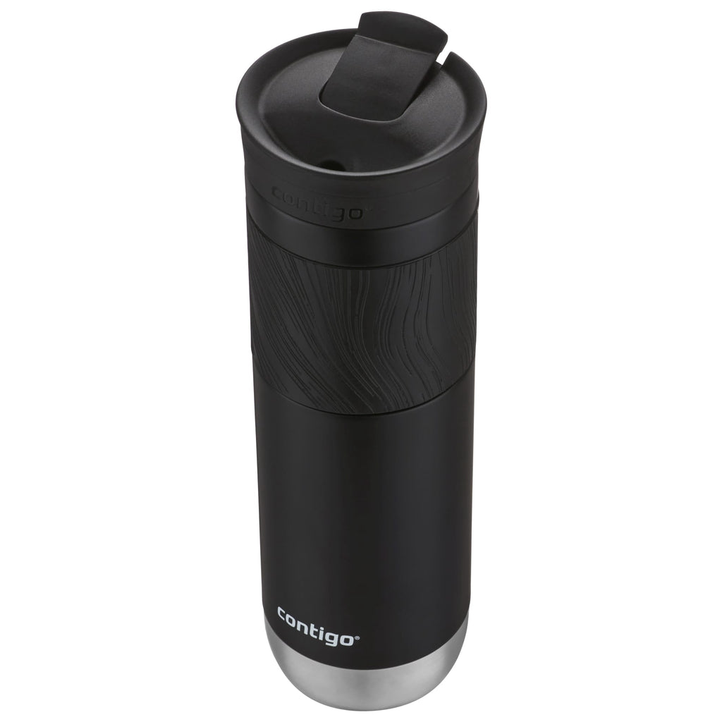Contigo Byron 2.0 Stainless Steel Travel Mug with SNAPSEAL Lid and Grip in Black, 24 fl oz. - 77XT