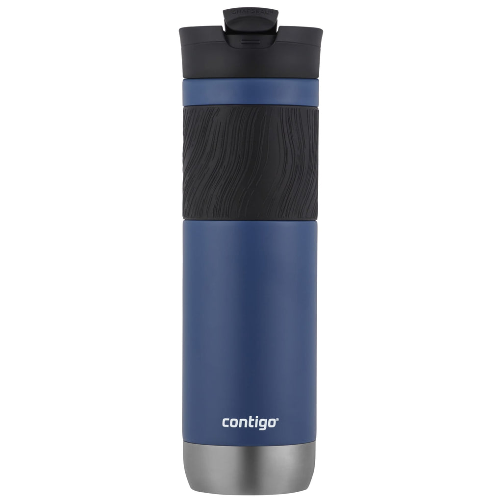 Contigo Byron 2.0 Stainless Steel Travel Mug with SNAPSEAL Lid and Grip in Black, 24 fl oz. - 77XT