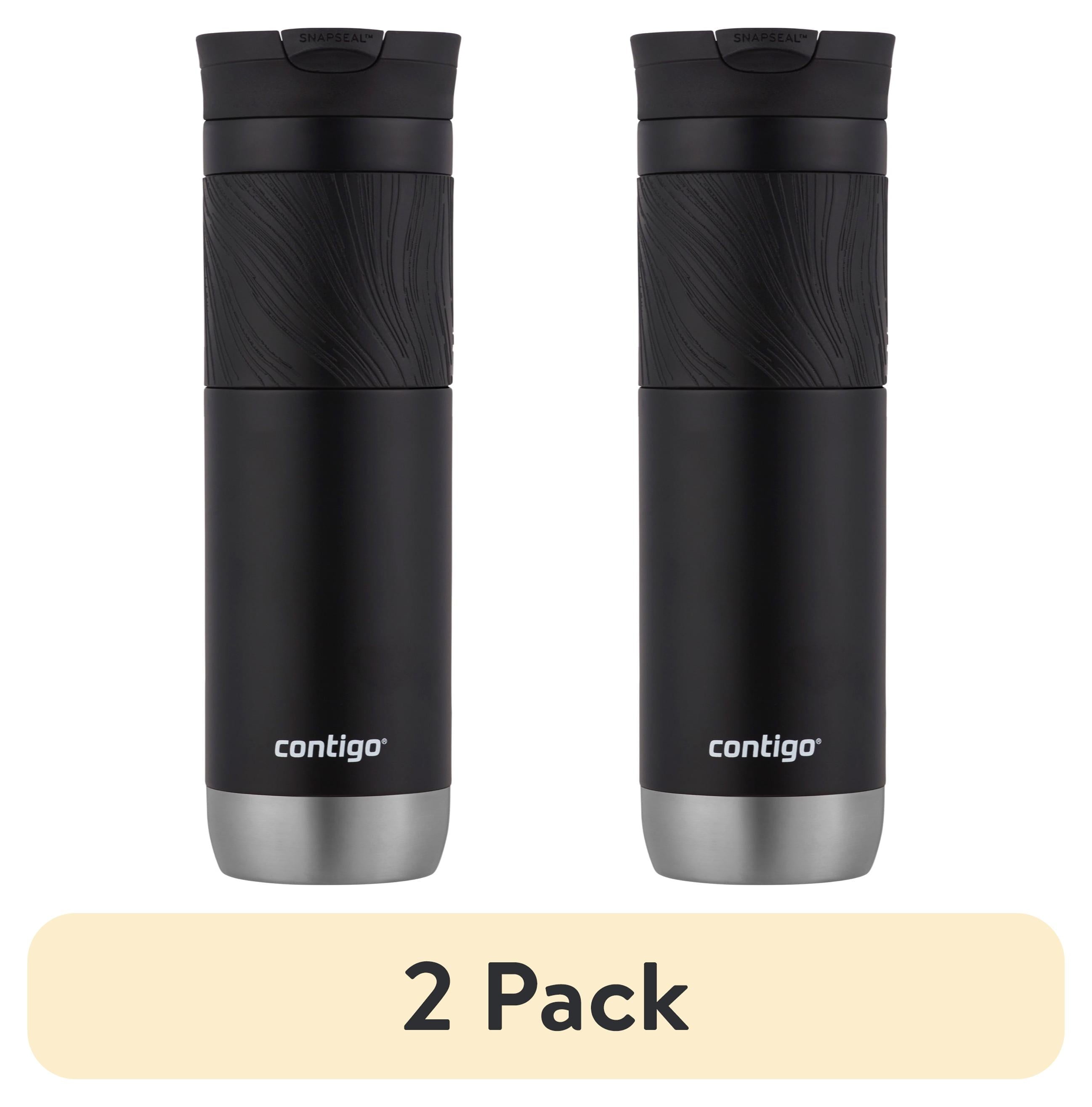 Contigo Byron 2.0 Stainless Steel Travel Mug with SNAPSEAL Lid and Grip in Black, 24 fl oz. - 77XT