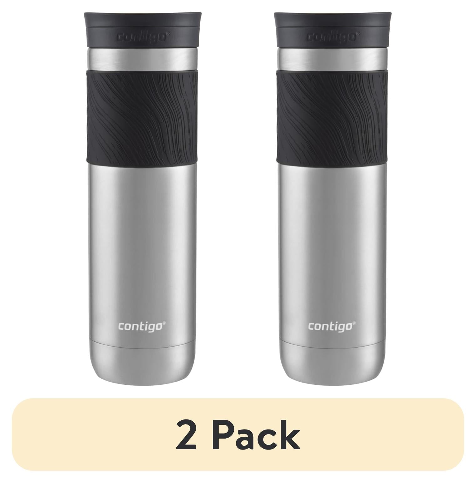Contigo Byron 2.0 Stainless Steel Travel Mug with SNAPSEAL Lid and Grip in Black, 24 fl oz. - 77XT