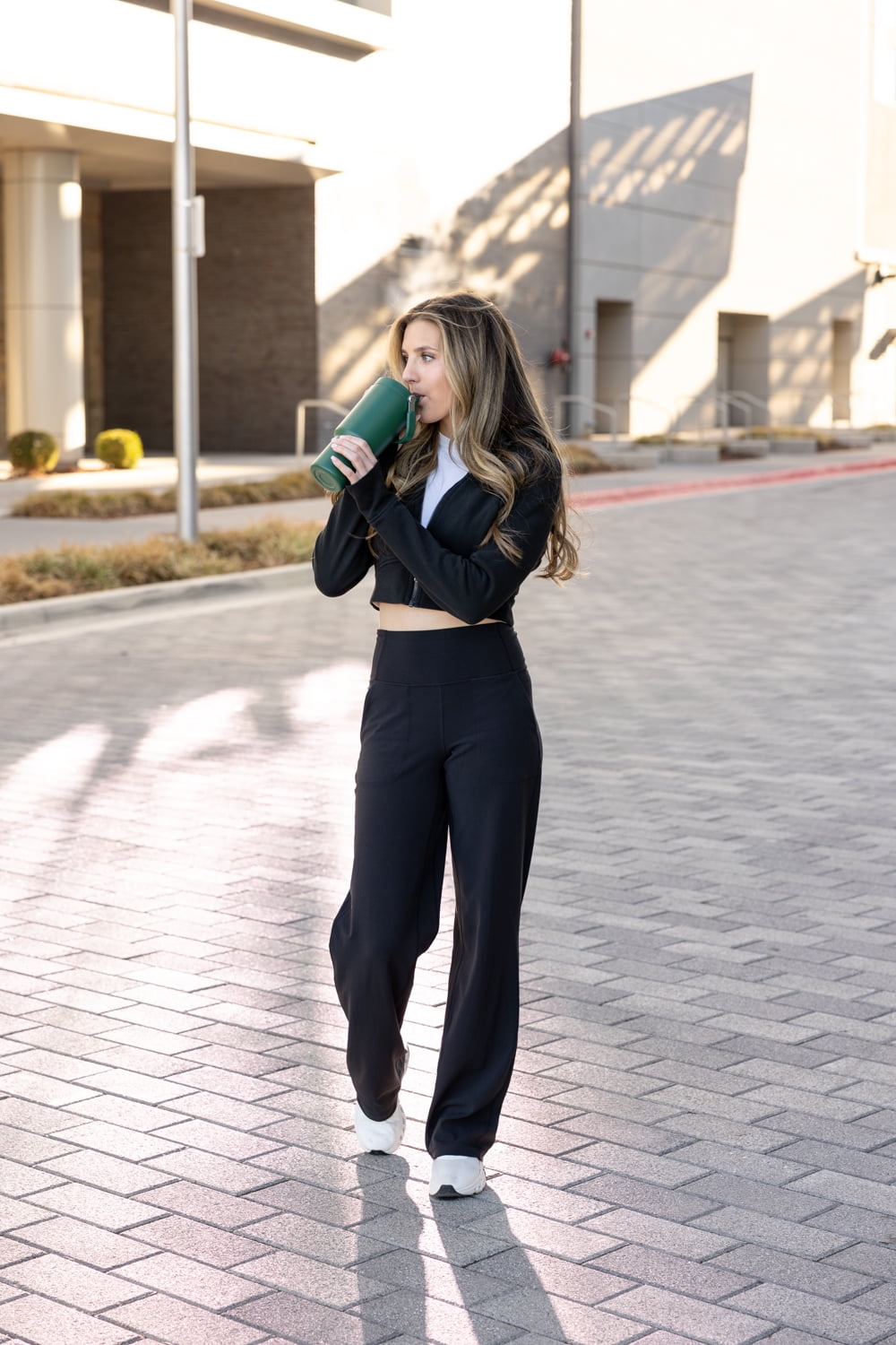 Simple Modern 30 fl oz Insulated Stainless Steel Trek Pivot Tumbler with Straw Lid and Top Handle|Forest - X8TB