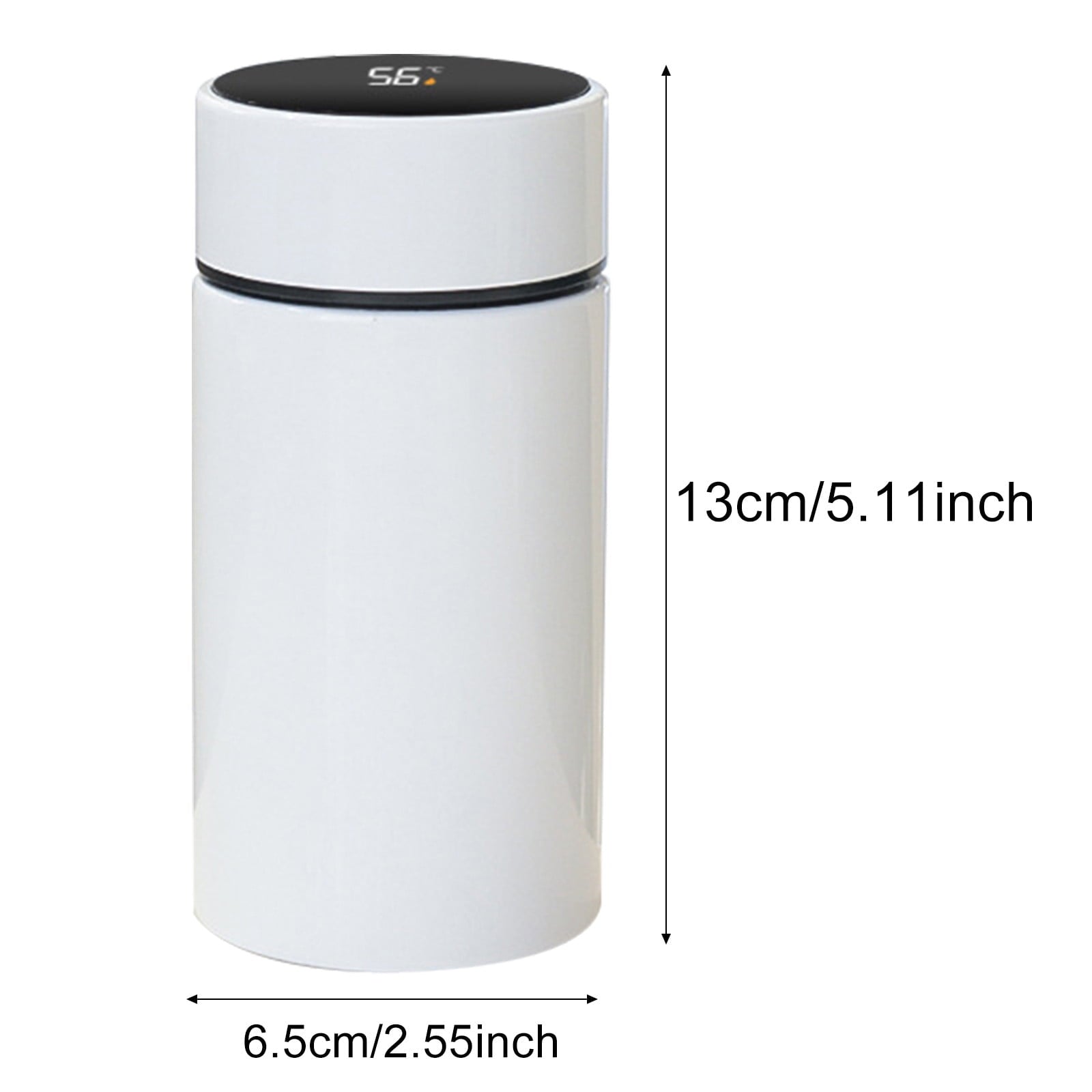 Stainless Steel Insulation Cup Cute Mini Portable Children Student Water Bottle Coffee Travel Mug LED Temperature Display Double Walled Vacuum Long Lasting Insulation - 3WJL