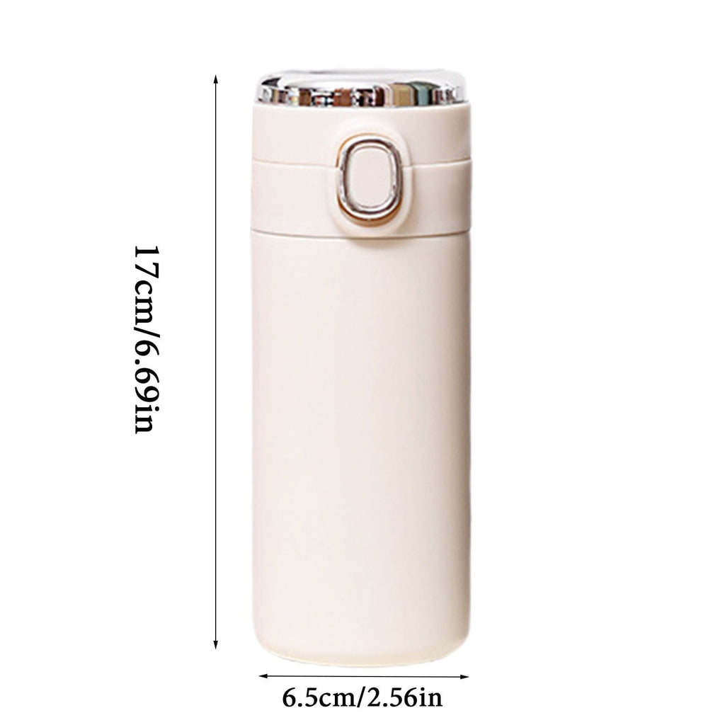 Stainless Steel Insulation Cup Cute Mini Portable Children Student Water Bottle Coffee Travel Mug LED Temperature Display Double Walled Vacuum Long Lasting Insulation - 3WJL