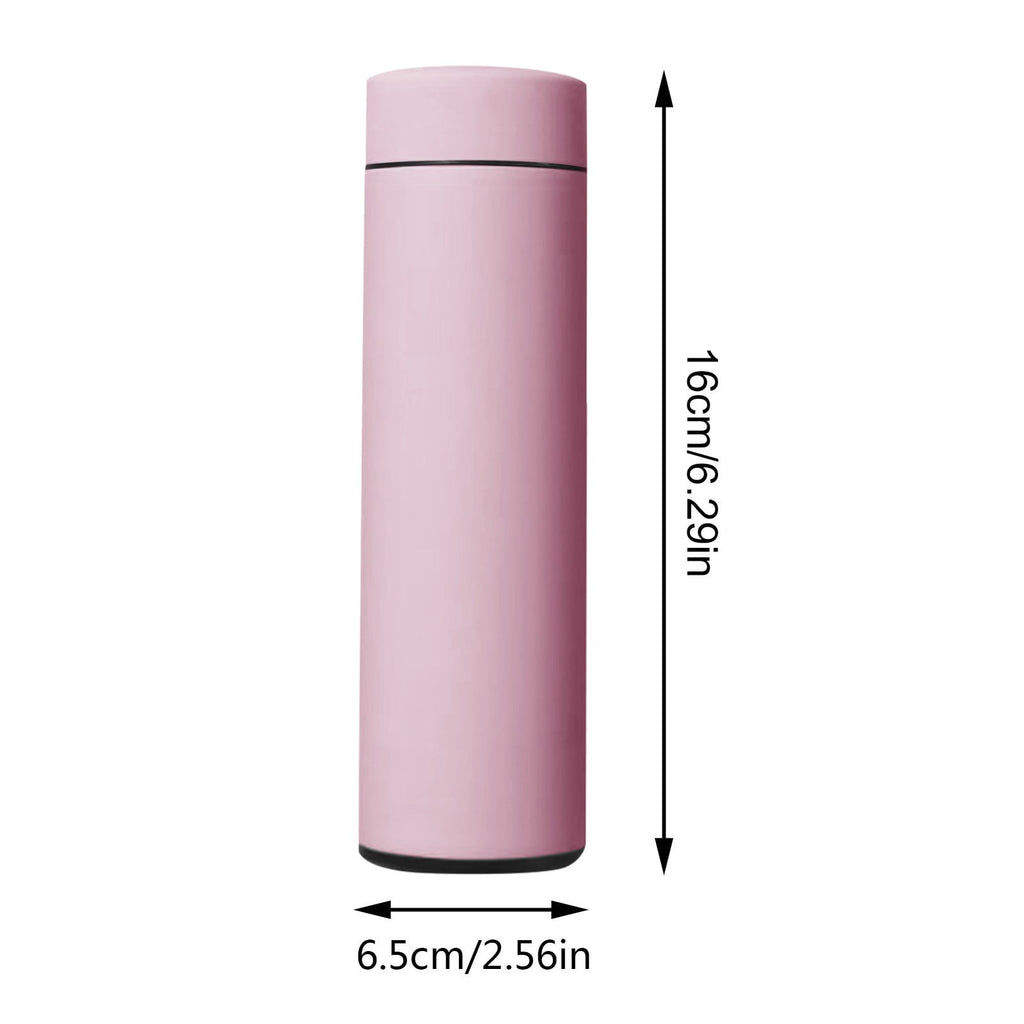 Stainless Steel Insulation Cup Cute Mini Portable Children Student Water Bottle Coffee Travel Mug LED Temperature Display Double Walled Vacuum Long Lasting Insulation - 3WJL