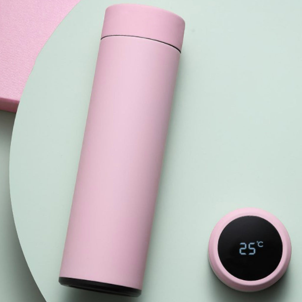 Stainless Steel Insulation Cup Cute Mini Portable Children Student Water Bottle Coffee Travel Mug LED Temperature Display Double Walled Vacuum Long Lasting Insulation - 3WJL