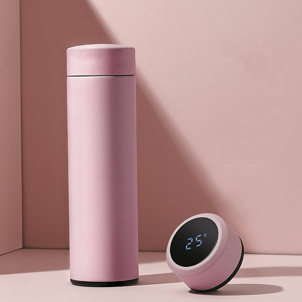 Stainless Steel Insulation Cup Cute Mini Portable Children Student Water Bottle Coffee Travel Mug LED Temperature Display Double Walled Vacuum Long Lasting Insulation - 3WJL