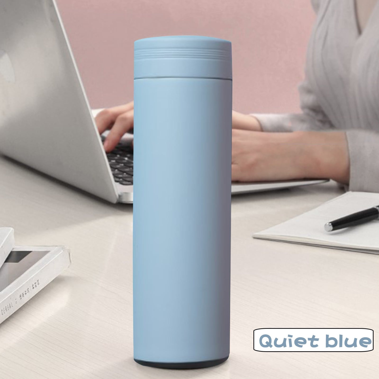 Stainless Steel Insulation Cup Cute Mini Portable Children Student Water Bottle Coffee Travel Mug LED Temperature Display Double Walled Vacuum Long Lasting Insulation - 3WJL