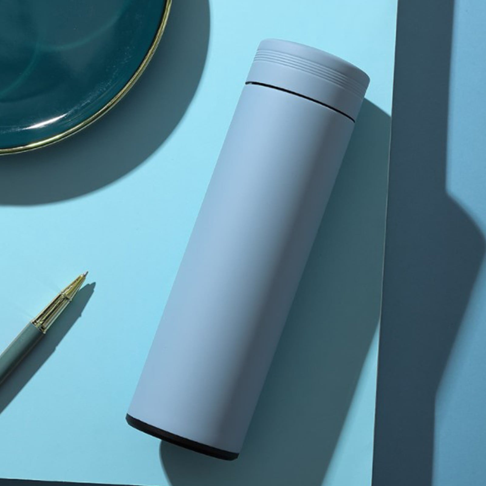 Stainless Steel Insulation Cup Cute Mini Portable Children Student Water Bottle Coffee Travel Mug LED Temperature Display Double Walled Vacuum Long Lasting Insulation - 3WJL