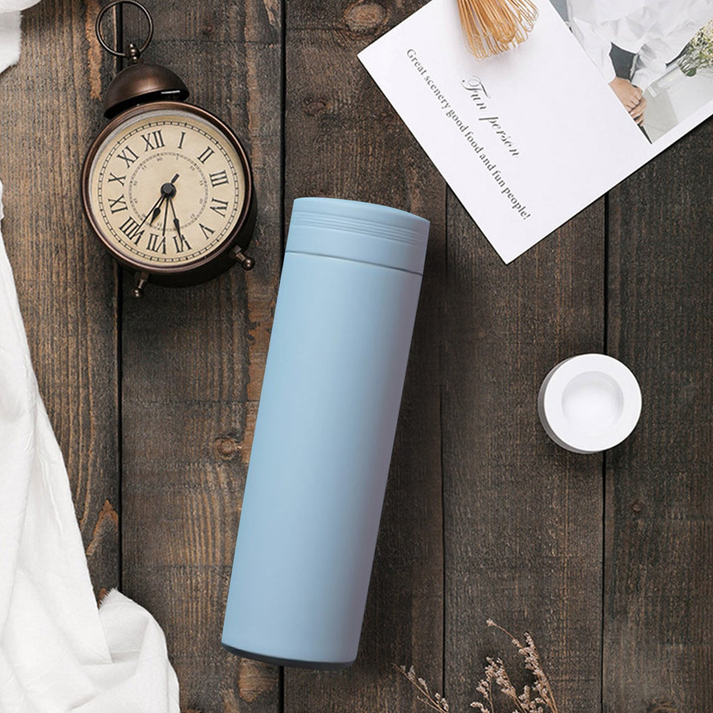 Stainless Steel Insulation Cup Cute Mini Portable Children Student Water Bottle Coffee Travel Mug LED Temperature Display Double Walled Vacuum Long Lasting Insulation - 3WJL