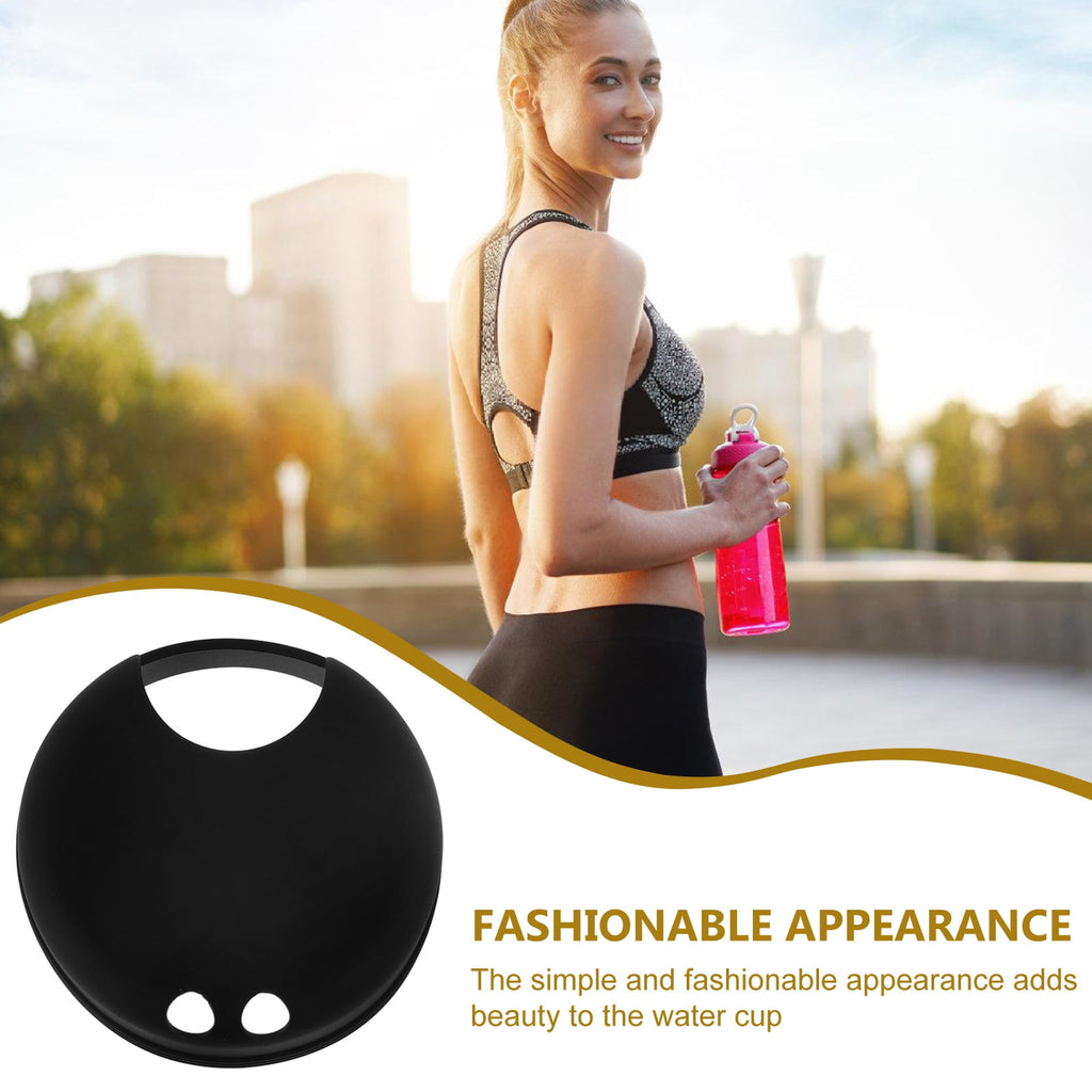 Masteelf 2pcs Splash Guarding Lid For Wide Mouth Bottle  Water Cup Anti-spill Intended Accessory Water Cup Lid Spill-proof Cap For Water Cup Compatible For Nalgene Easy Sipper - UNUX