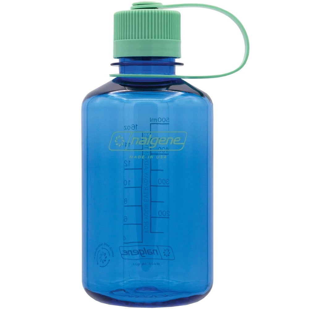 Nalgene Sustain 16 oz. Narrow Mouth Water Bottle - Cornflower Blue - CJ9M