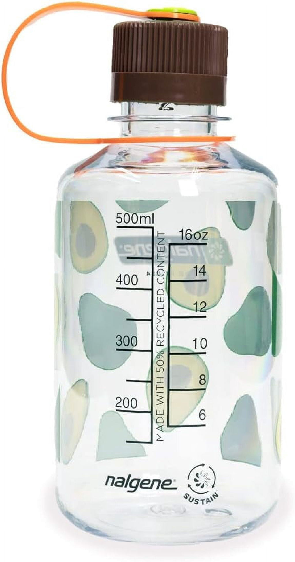 Nalgene Sustain 16 oz. Narrow Mouth Water Bottle - Cornflower Blue - CJ9M