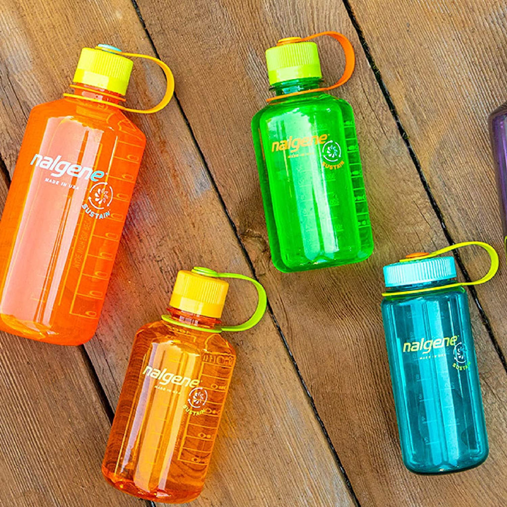 Nalgene Sustain 16 oz. Narrow Mouth Water Bottle - Cornflower Blue - CJ9M