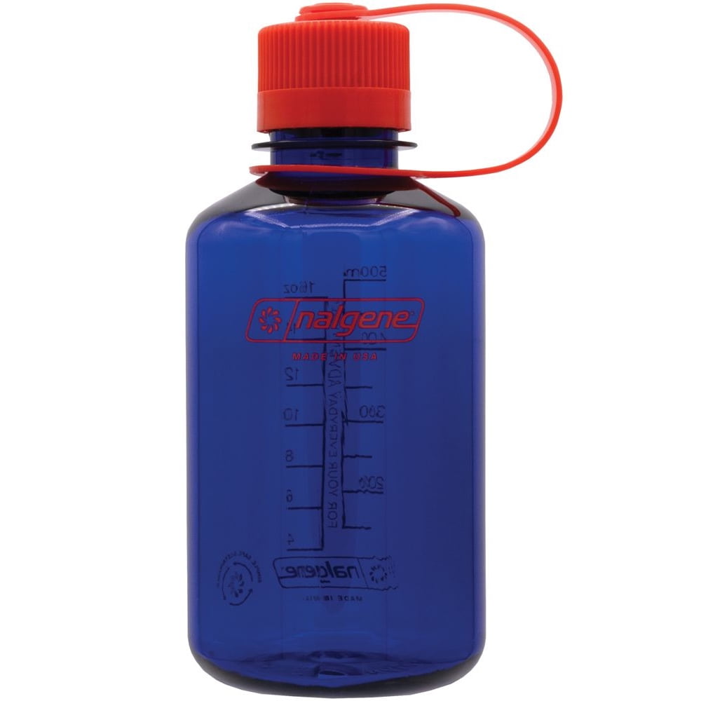 Nalgene Sustain 16 oz. Narrow Mouth Water Bottle - Cornflower Blue - CJ9M