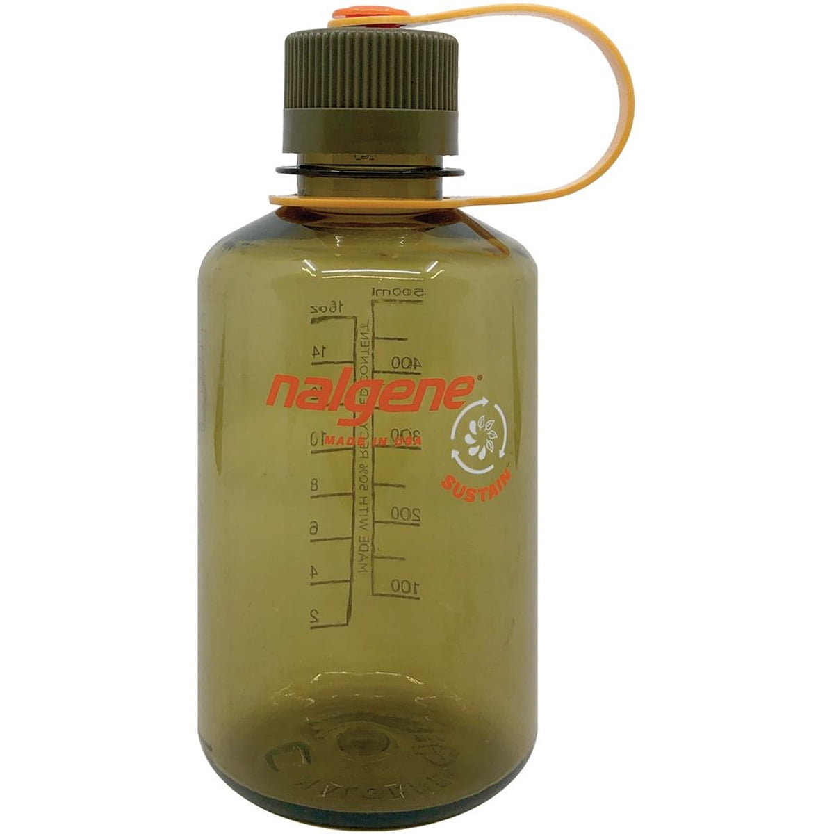 Nalgene Sustain 16 oz. Narrow Mouth Water Bottle - Cornflower Blue - CJ9M