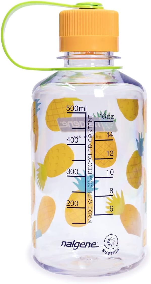 Nalgene Sustain 16 oz. Narrow Mouth Water Bottle - Cornflower Blue - CJ9M