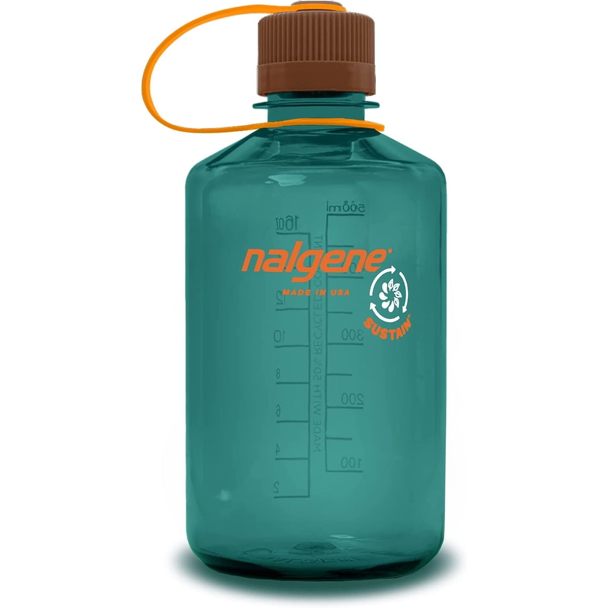 Nalgene Sustain 16 oz. Narrow Mouth Water Bottle - Cornflower Blue - CJ9M