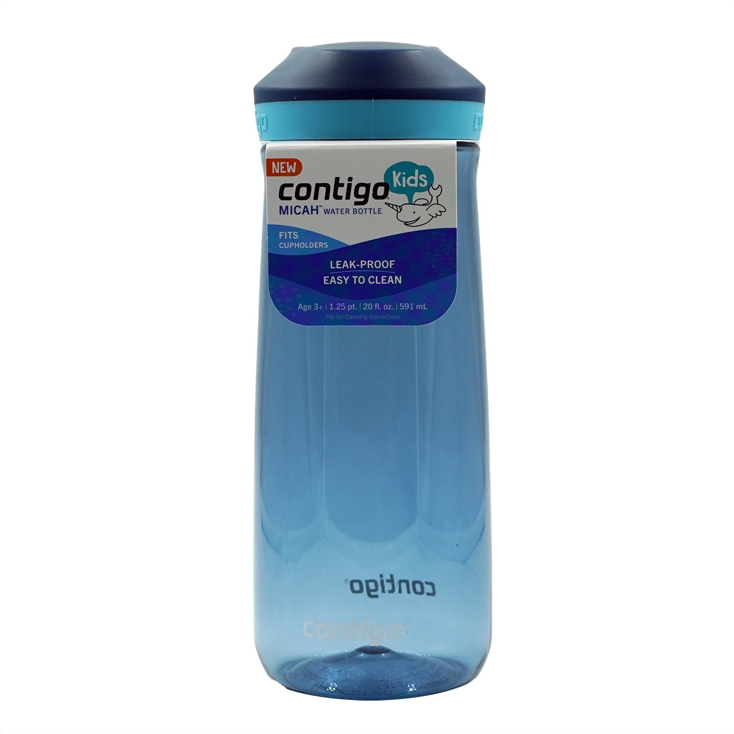 Contigo Kid's 20 oz. Micah Water Bottle w/ Simple Lid - Pineapple/Cool Lime - HBA3