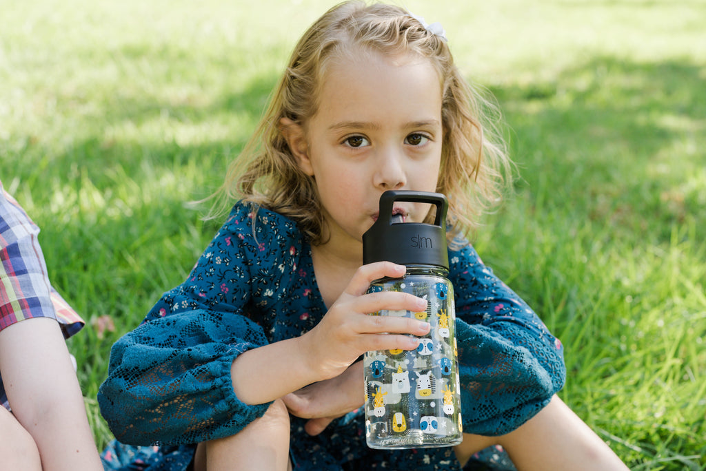 Simple Modern Disney 12oz Summit Kids Tritan Water Bottle with Straw Lid for Toddler - Dishwasher Safe Travel Tumbler - Disney: Mickey Retro - EUDB