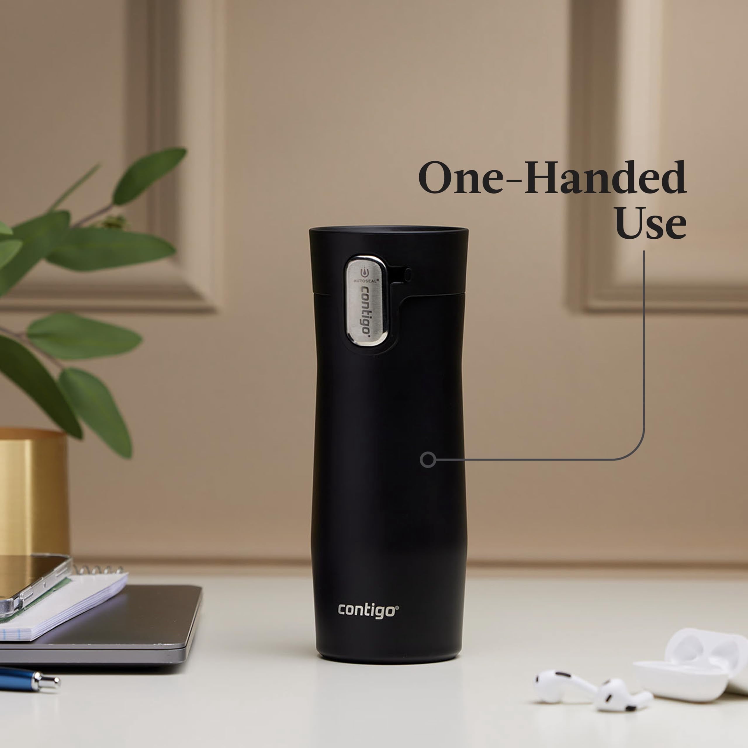 Autoseal West Loop Vacuum-insulated Stainless Steel Travel Mug With Easy-clean Lid 20 Oz Sake - 9WYF